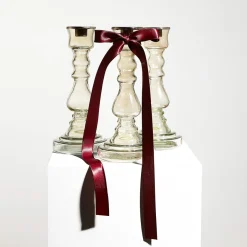 Bougeoir en verre