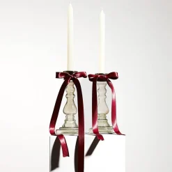 Bougeoir en verre