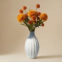 Bouquet de Dahlias orange 6 tiges