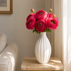 Bouquet de Renoncules fuchsia 10 tiges