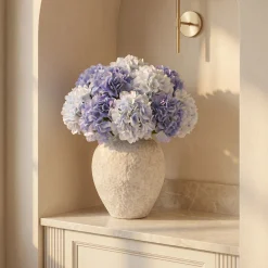 Bouquet d’Hortensia bleu 12 tiges