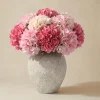 Bouquet d’Hortensia rose 12 tiges