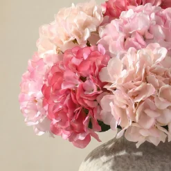 Bouquet d’Hortensia rose 9 tiges