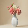 Bouquet d'Hortensias roses 5 tiges