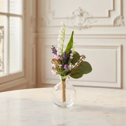 Boutonnière de Muguet et Eucalyptus