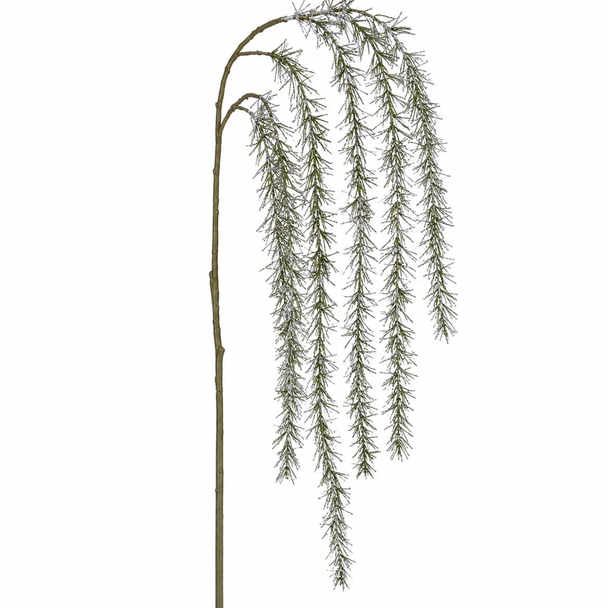 Branche de Pin Pailletée Tombante
