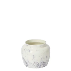 Cache-Pot Effet Marbre Petit Format