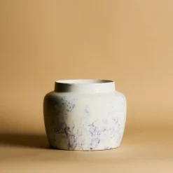 Cache-Pot Effet Marbre Petit Format