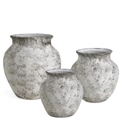 3 Cache-Pots Antica cols évasés