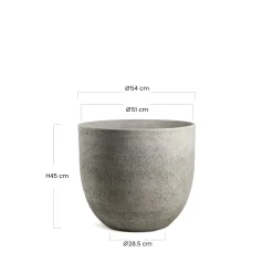 Cache-Pot Terra arrondi 45 cm