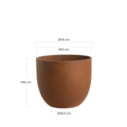 Cache-Pot Terra arrondi 45 cm