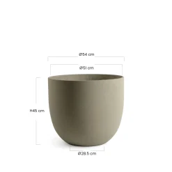 Cache-Pot Terra arrondi 45 cm