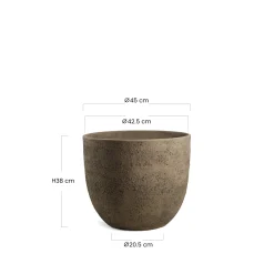 Cache-Pot Terra arrondi 38 cm