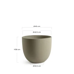 Cache-Pot Terra arrondi 38 cm