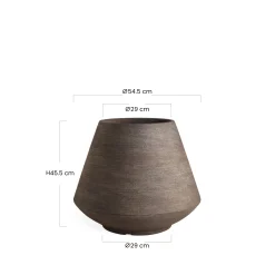 Cache-Pot Zen conique 46 cm