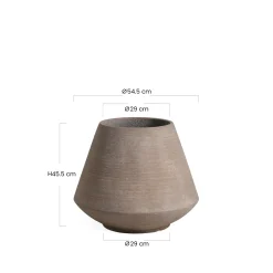 Cache-Pot Zen conique 46 cm