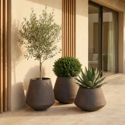 Cache-Pot Zen conique 46 cm