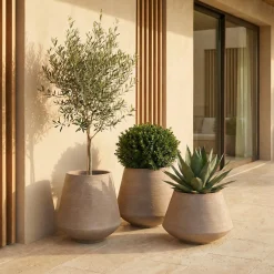 Cache-Pot Zen conique 40 cm