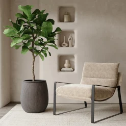 Cache-Pot Zen motif losanges 50 cm