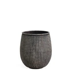Cache-Pot Zen motif losanges 38 cm