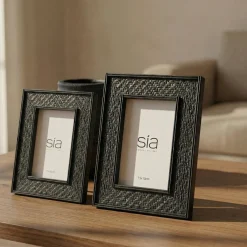 Cadre Photo Canopy en pin noir 13x18