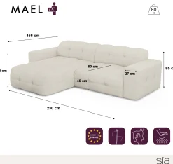 Canapé Angle Gauche Mael