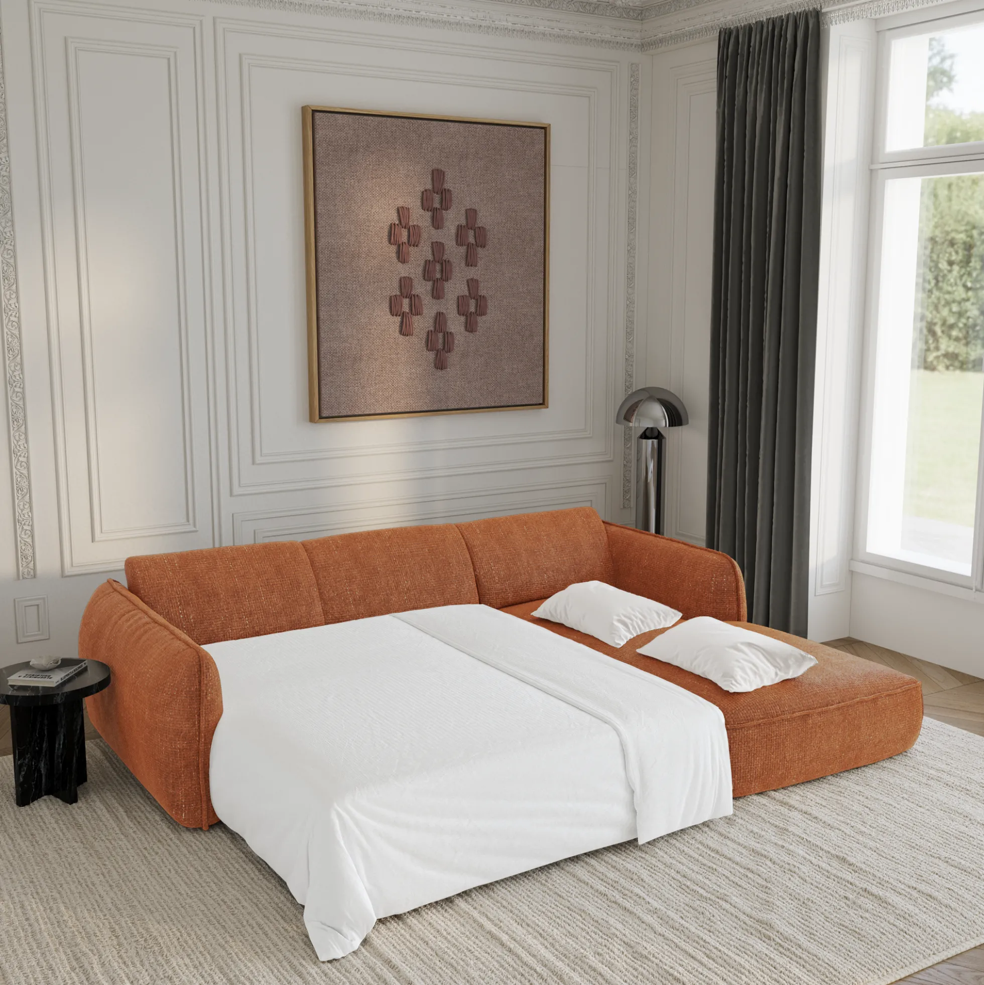 Canapé convertible Angle Droit Livia