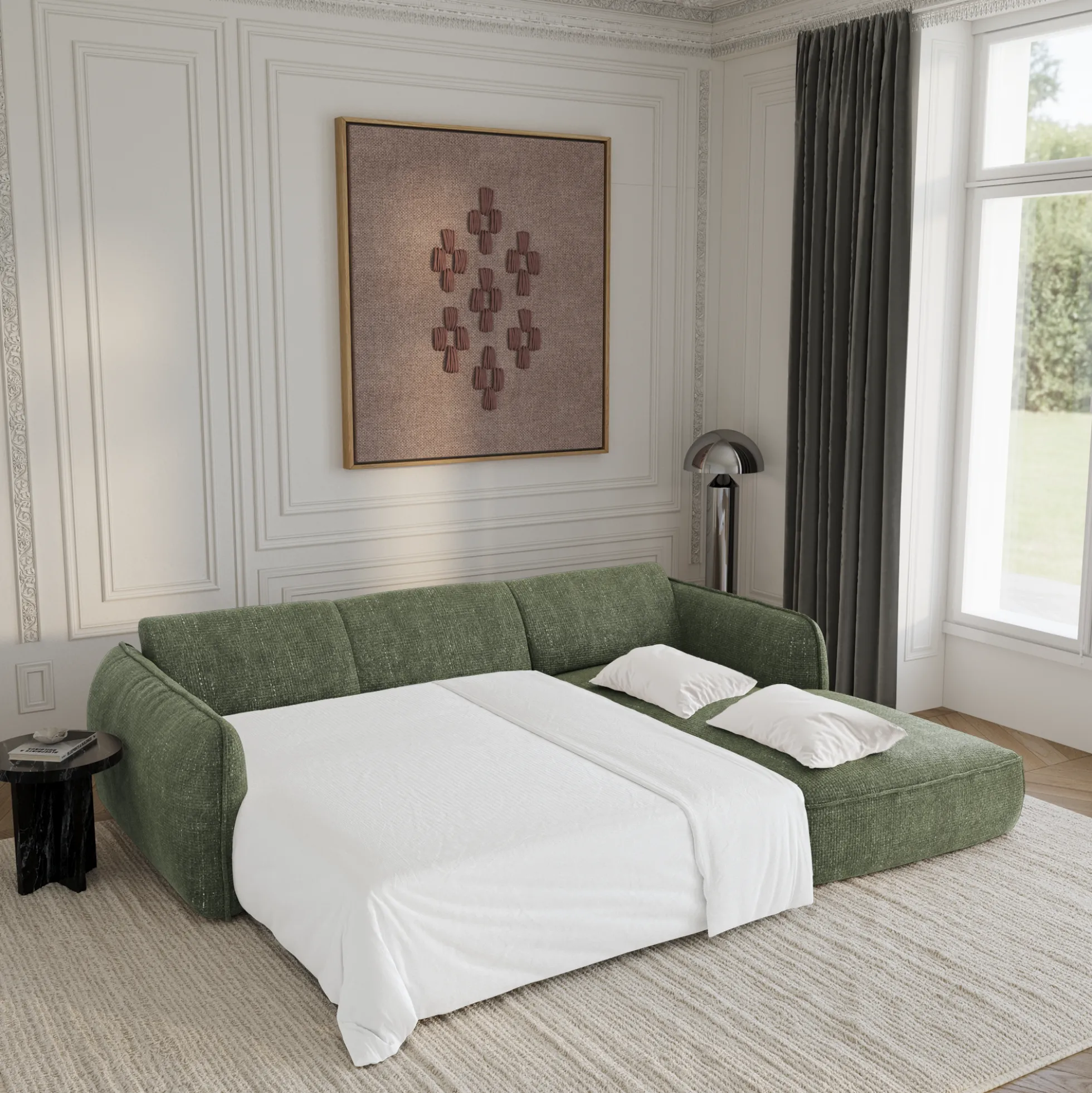 Canapé convertible Angle Droit Livia