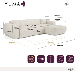 Canapé Convertible Angle Droit Yuma