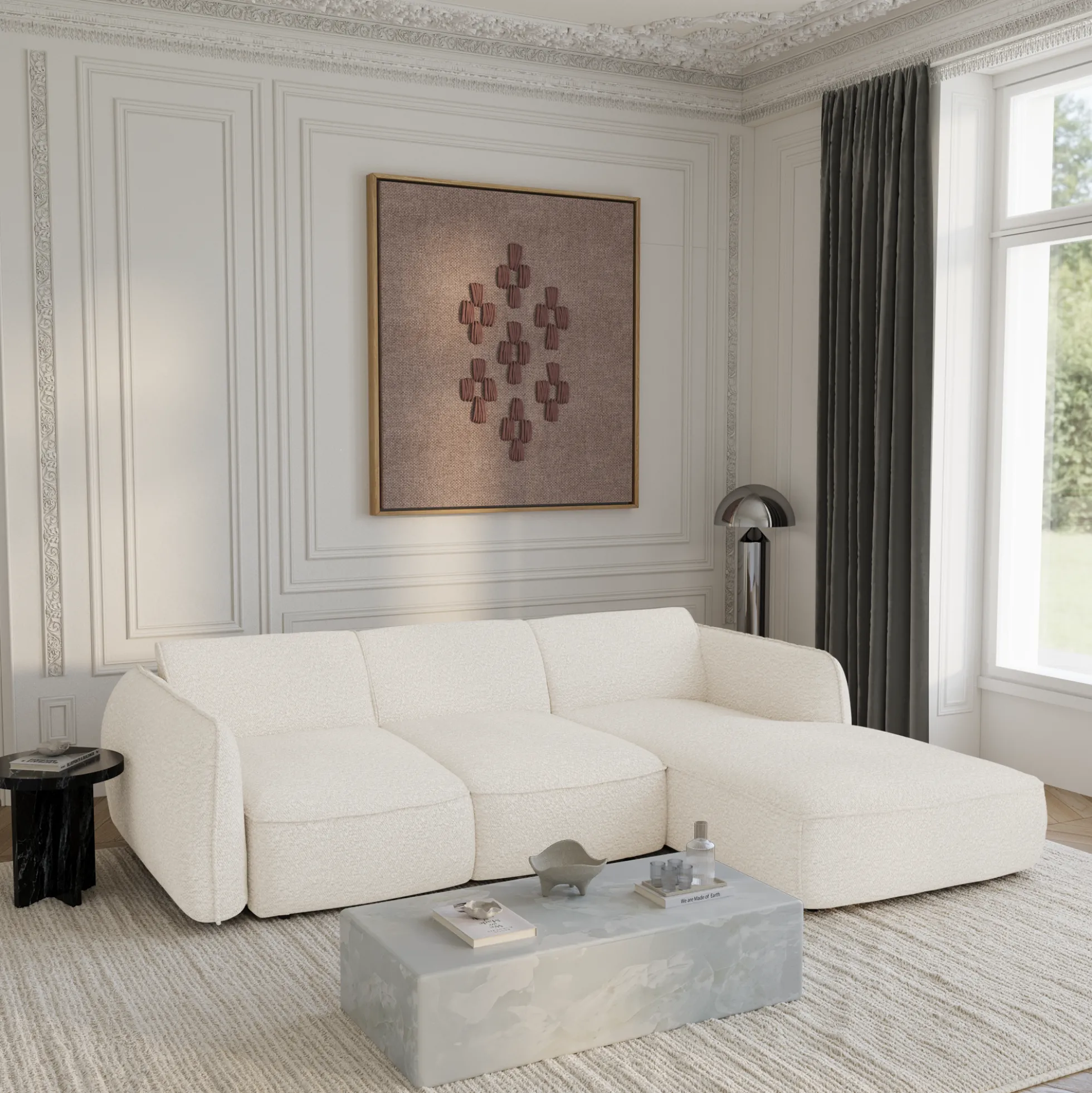 Canapé convertible Angle Droit Livia