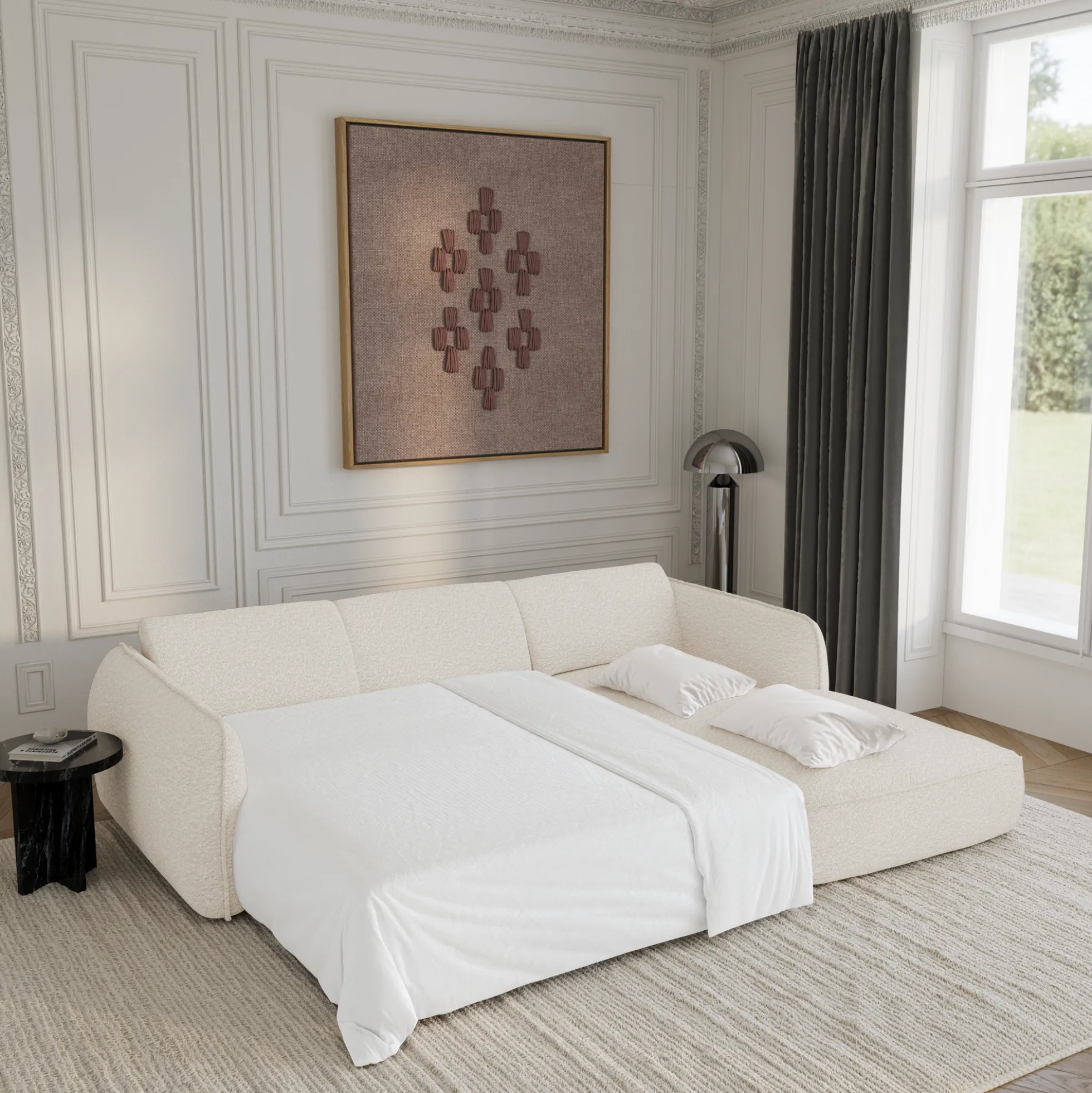Canapé convertible Angle Droit Livia