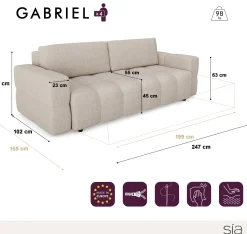 Canapé Convertible Gabriel