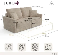 Canapé Convertible Luxo