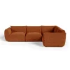 Canapé d'angle droit modulable 5-6 places NOOMA