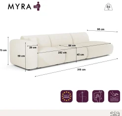 Canapé Gauche Myra