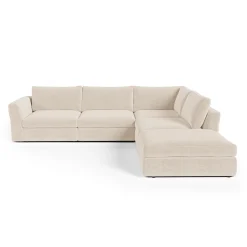 Canapé grand angle droit modulable 7 places Nest