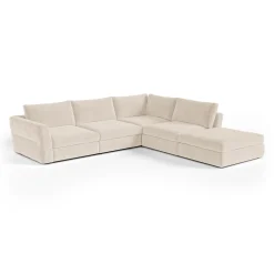Canapé grand angle droit modulable 7 places Nest