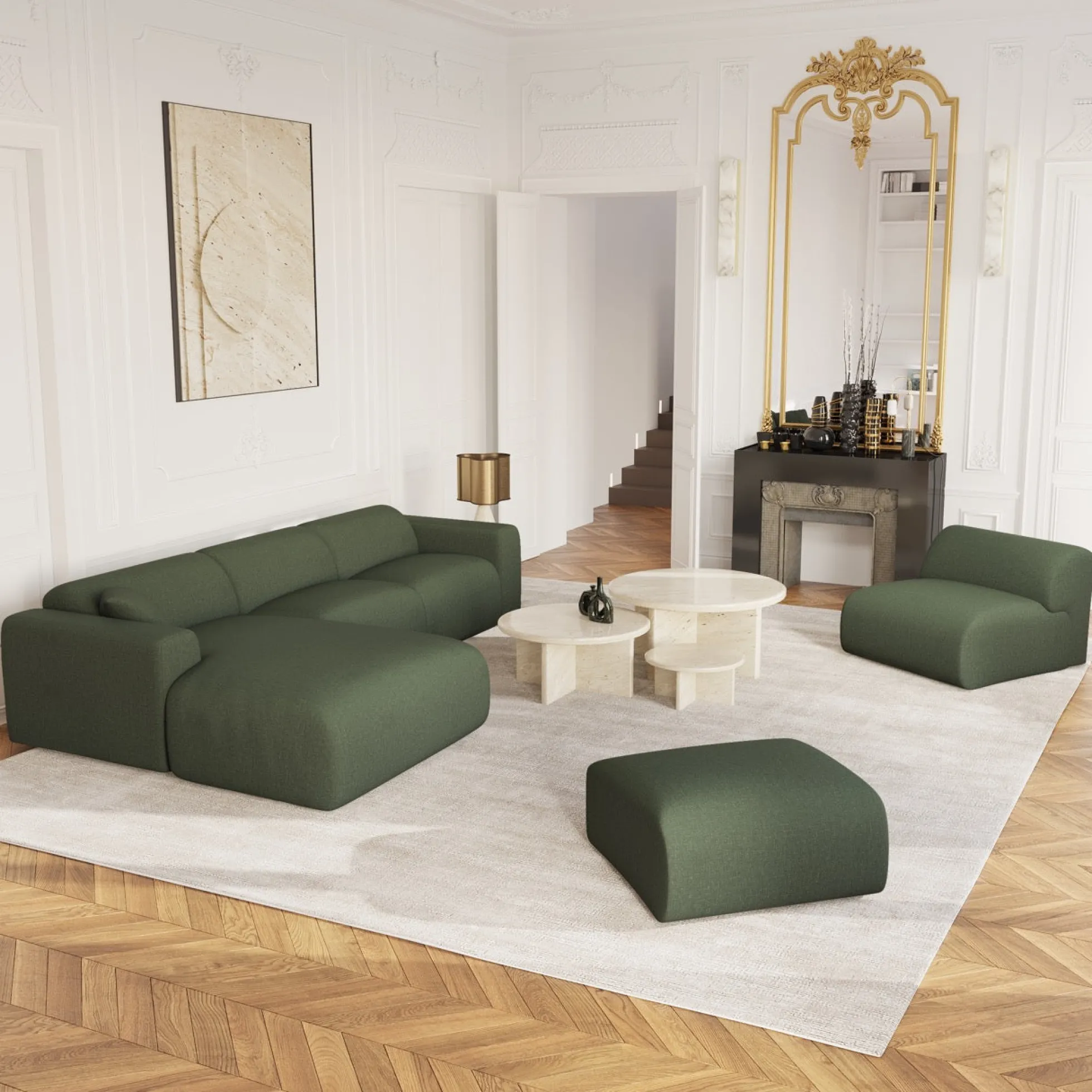 Canapé Grand Angle Gauche Myra