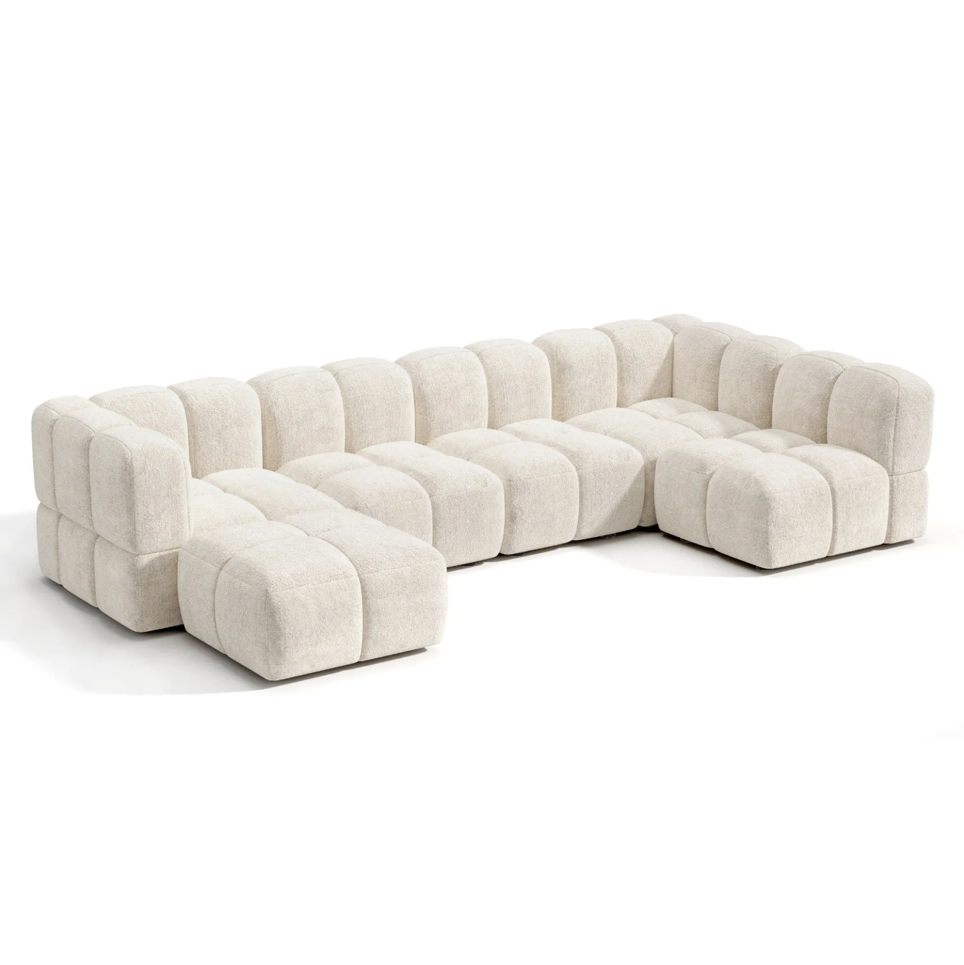 Canapé grand angle modulable NUBI