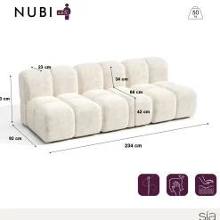 Canapé modulable NUBI