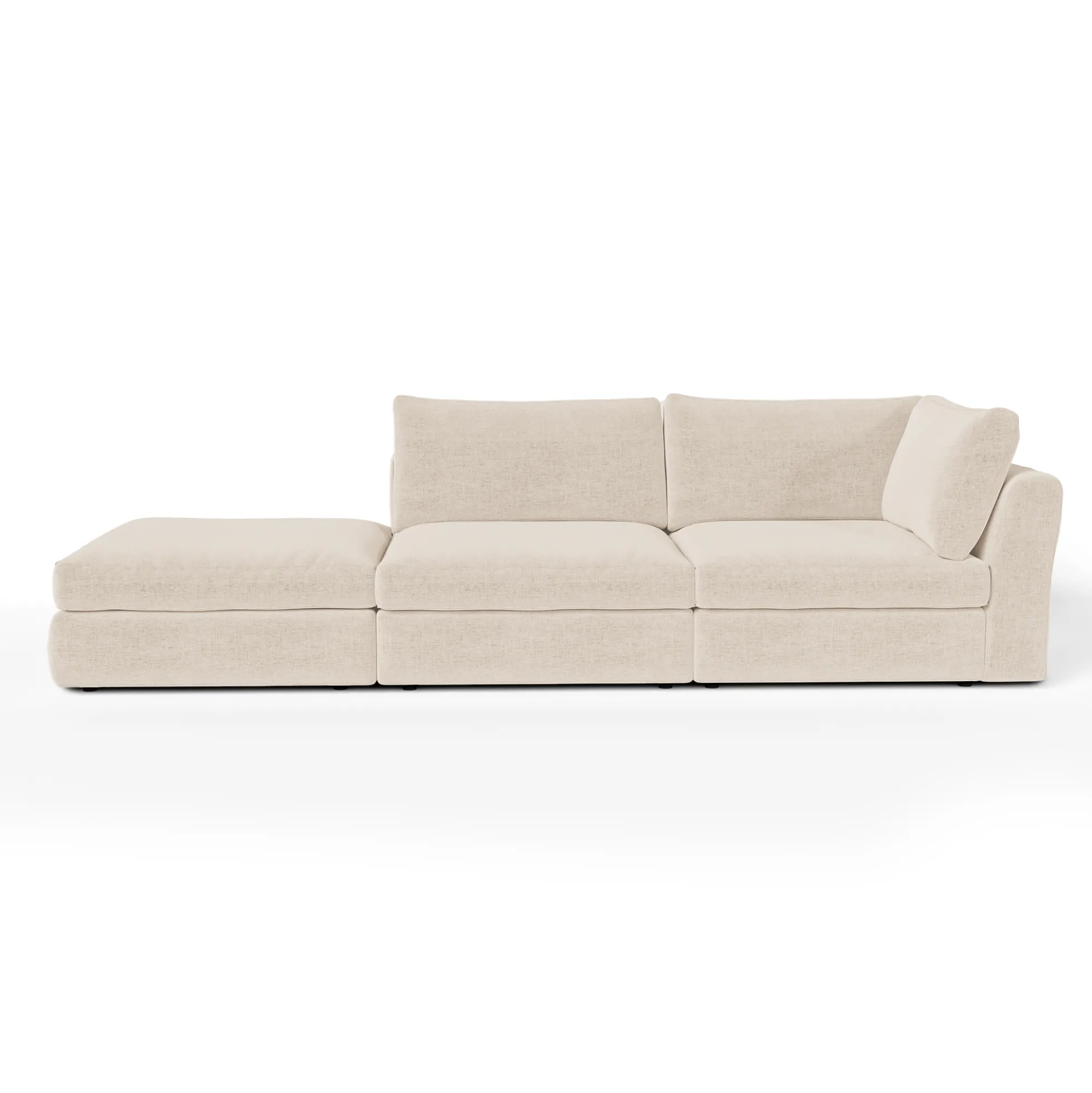 Canapé modulable 4-5 places droit Nest