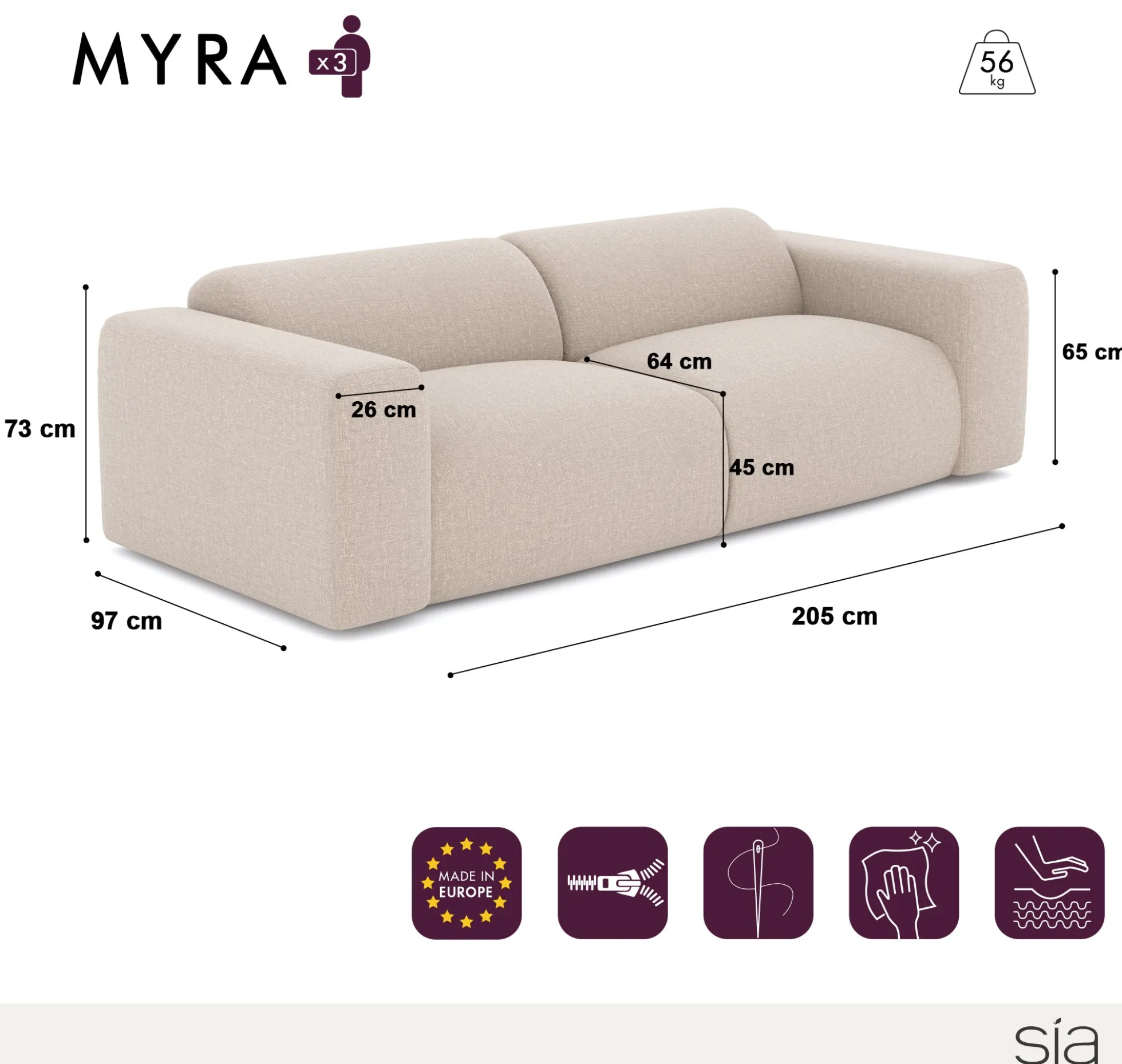 Canapé Myra