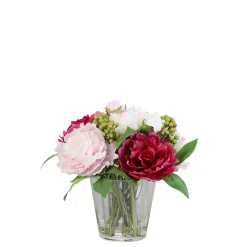 Composition de Pivoines et Baies