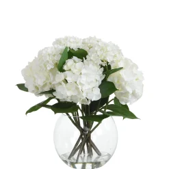 Composition d'Hydrangeas en vase 52 cm