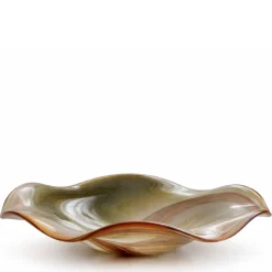 Coupelle décorative en verre soufflé Olivine 41 cm