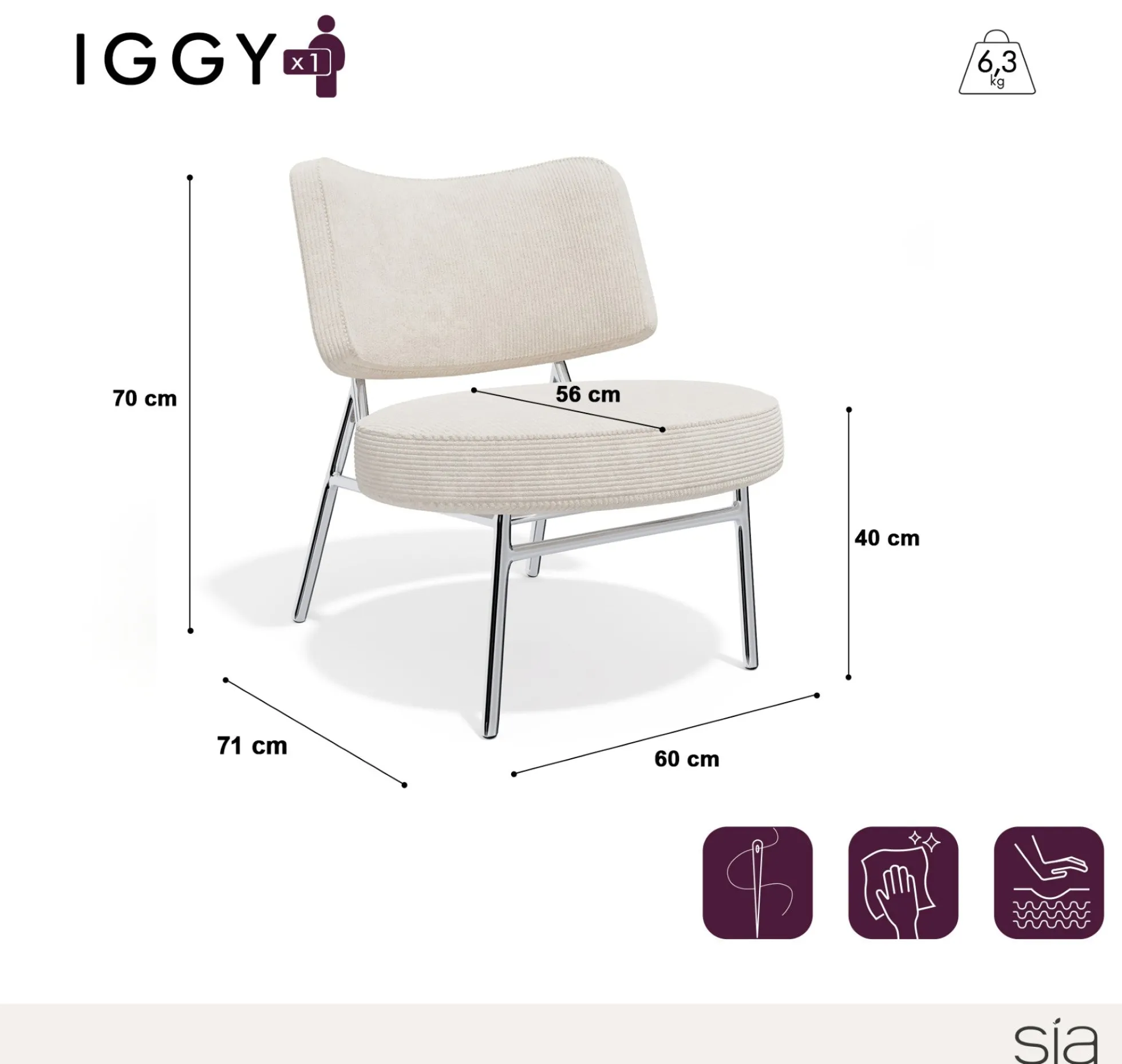 Fauteuil Iggy