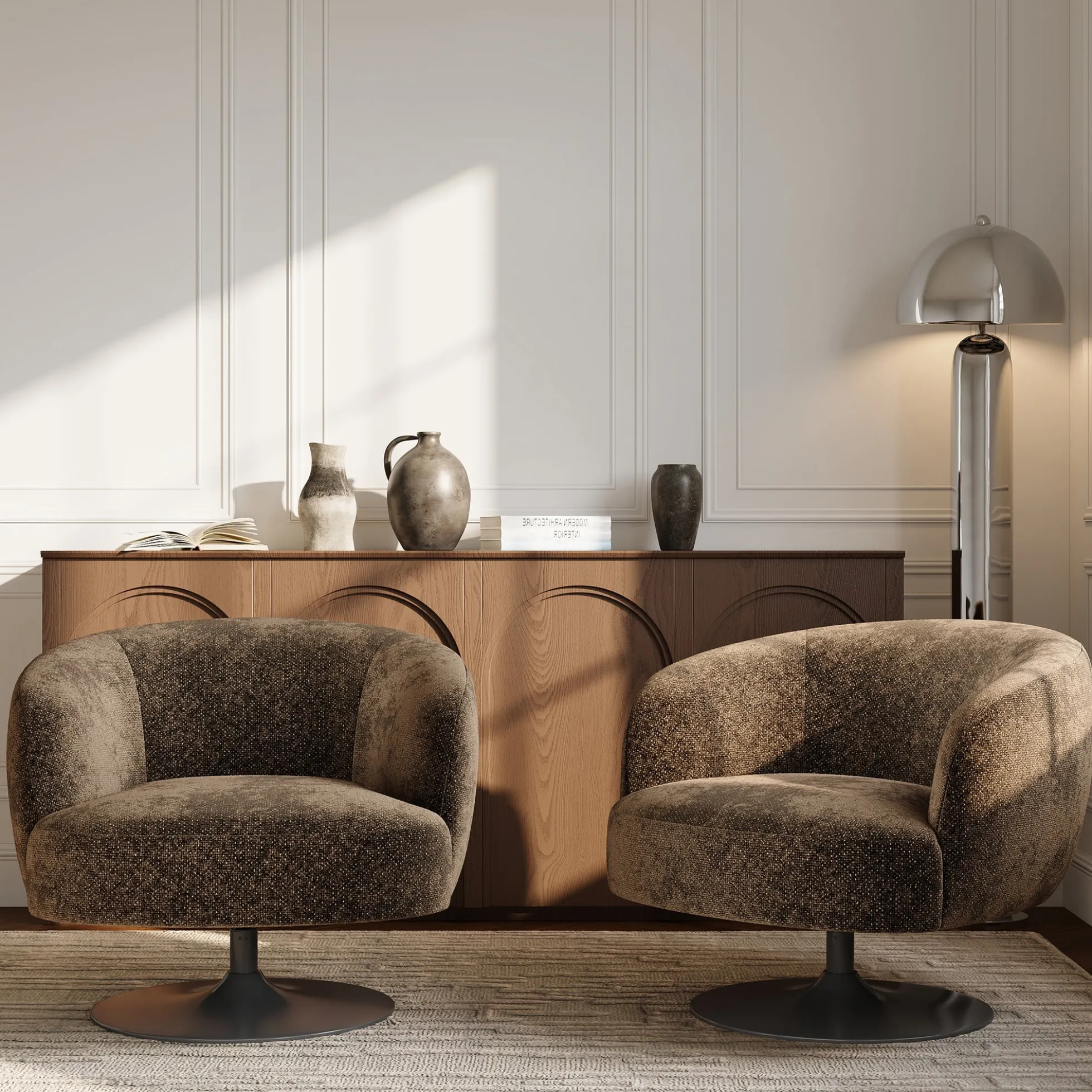 Fauteuil pivotant Oska