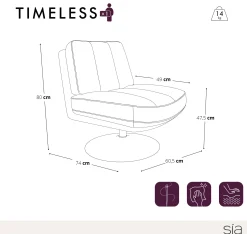 Fauteuil Pivotant Timeless