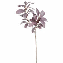 Feuillage Oreille d'Agneau blanchi 74 cm