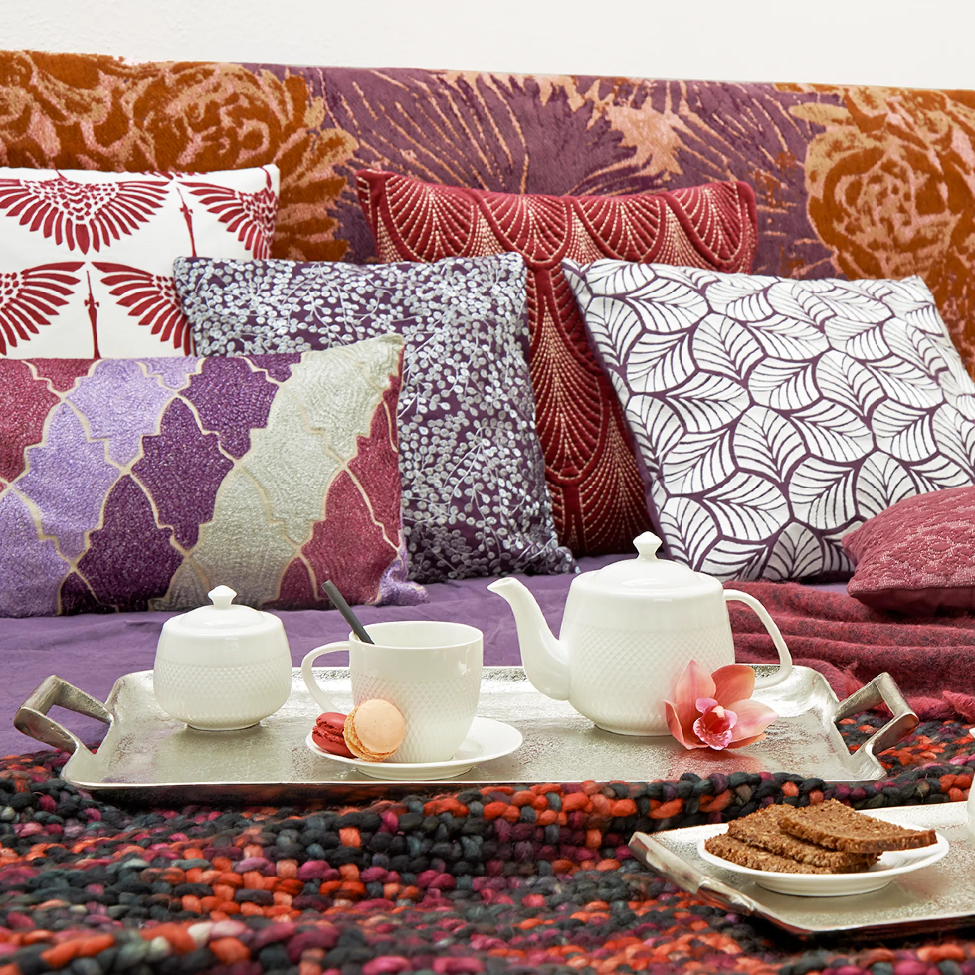 Housse de Coussin Swan